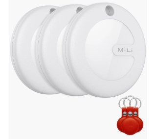 MiLi MiTag Biały 3szt + etui Czerwony - ⚡ EURO HIT CENOWY! ⚡