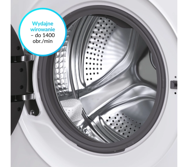 Candy ProWash 500 BR 48SBL6-S Funkcje AI 8kg 1400obr/min Zdalne sterowanie - TRZECI -55%, ALBO 5-TY ZA 1ZŁ - Kup na Raty - RRSO 0%