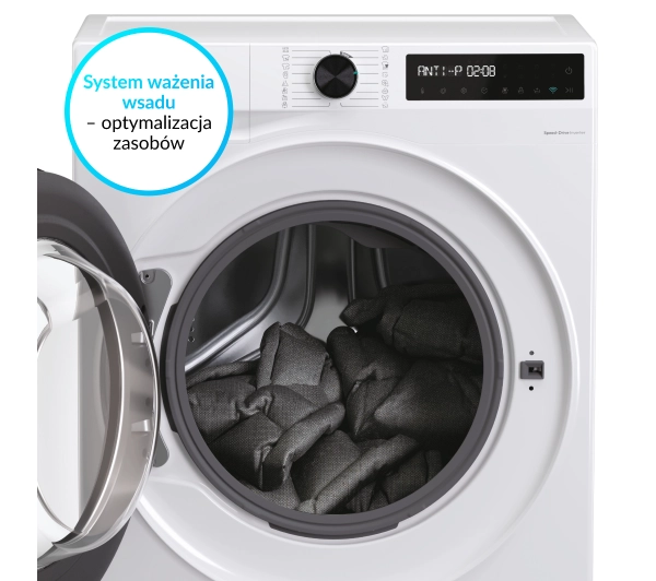 Candy ProWash 500 BR 48SBL6-S Funkcje AI 8kg 1400obr/min Zdalne sterowanie - TRZECI -55%, ALBO 5-TY ZA 1ZŁ - Kup na Raty - RRSO 0%