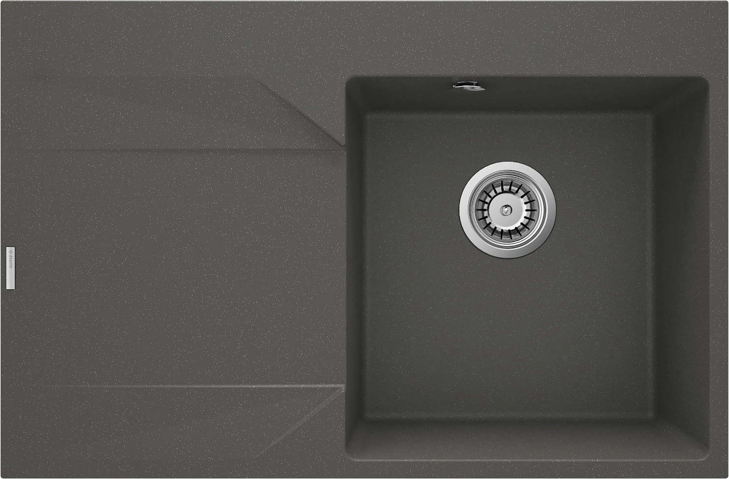 Zlewozmywak Deante Evora ZQJ_T11L Granitowy Antracyt