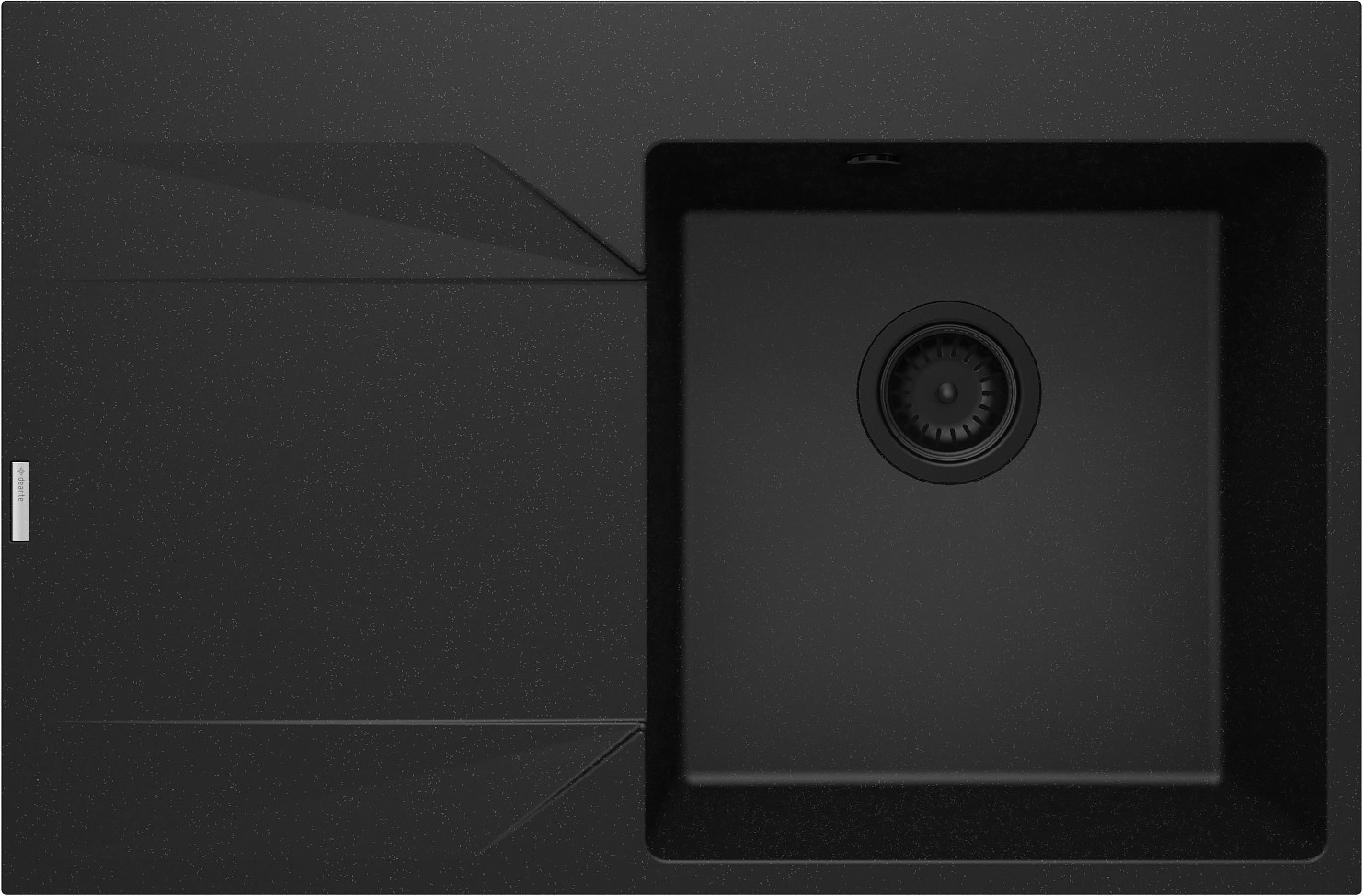 Zlewozmywak Deante Evora ZQJ_G11L Granit Grafitowy