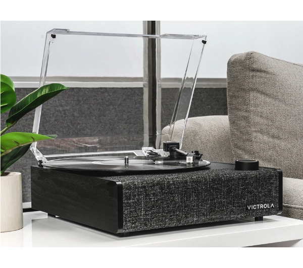 Victrola Eastwood II VTA-74-BLK-INT Manualny Napęd paskowy Bluetooth Czarny - Kup na Raty - RRSO 0%