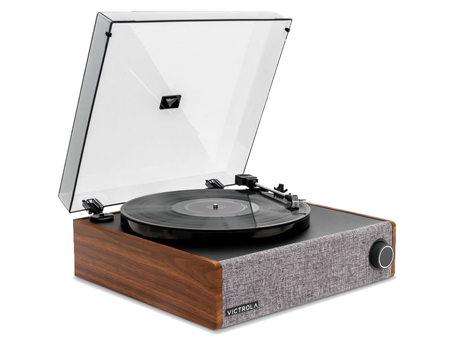 Gramofon Victrola Eastwood LP VTA-78-WLN-INT Manualny Napęd paskowy Bluetooth Orzech