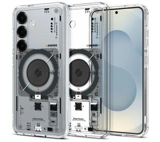 Spigen Ultra Hybrid Mag MagSafe do Samsung Galaxy S25 Przezroczysty