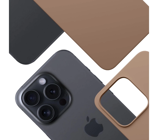 3mk Hardy MagSilicone Dark Gold do iPhone 15 Pro Max