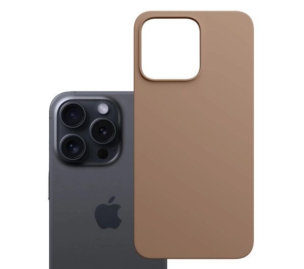 3mk Hardy MagSilicone Dark Gold do iPhone 15 Pro Max