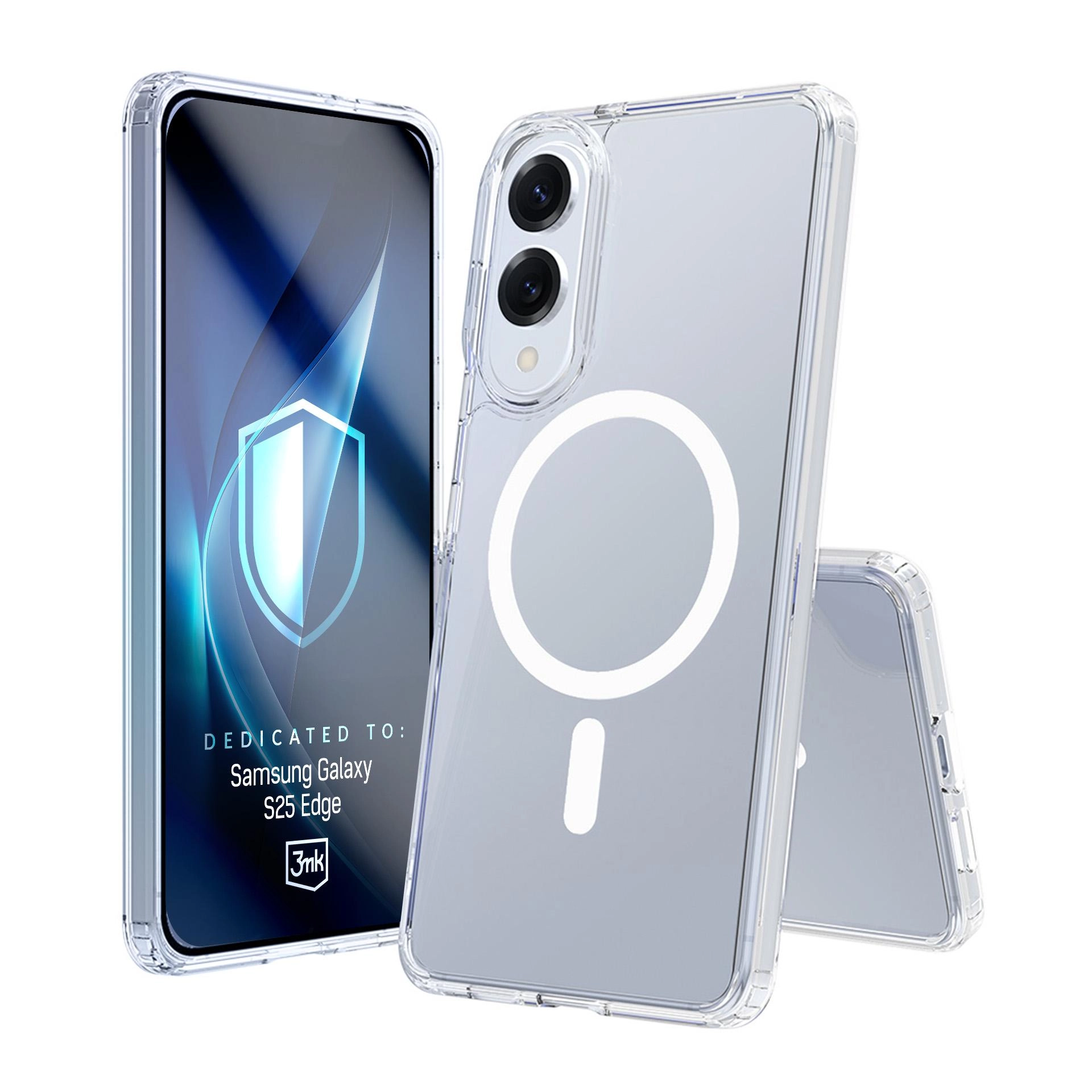 Etui 3mk Armor MagCase do Samsung Galaxy S25 Edge Przezroczysty