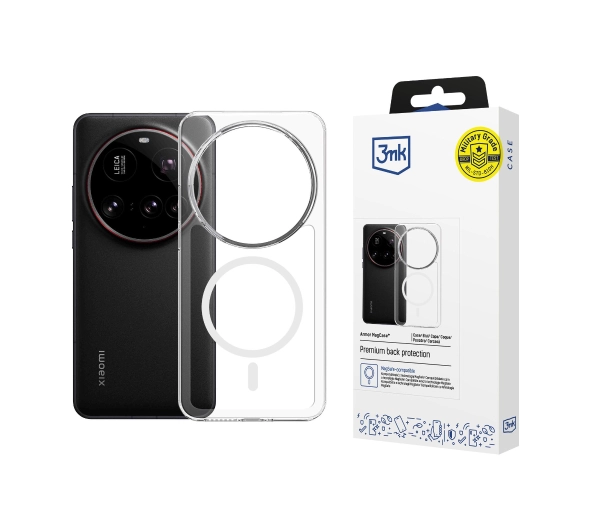 3mk Armor MagCase do Xiaomi 15 Ultra Przezroczysty