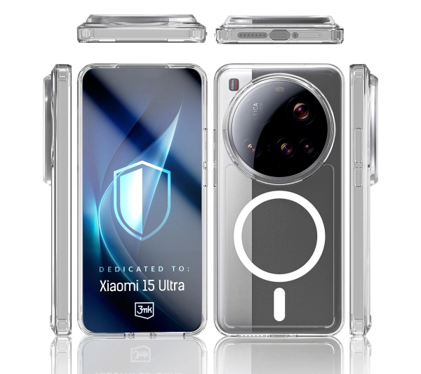 3mk Armor MagCase do Xiaomi 15 Ultra Przezroczysty