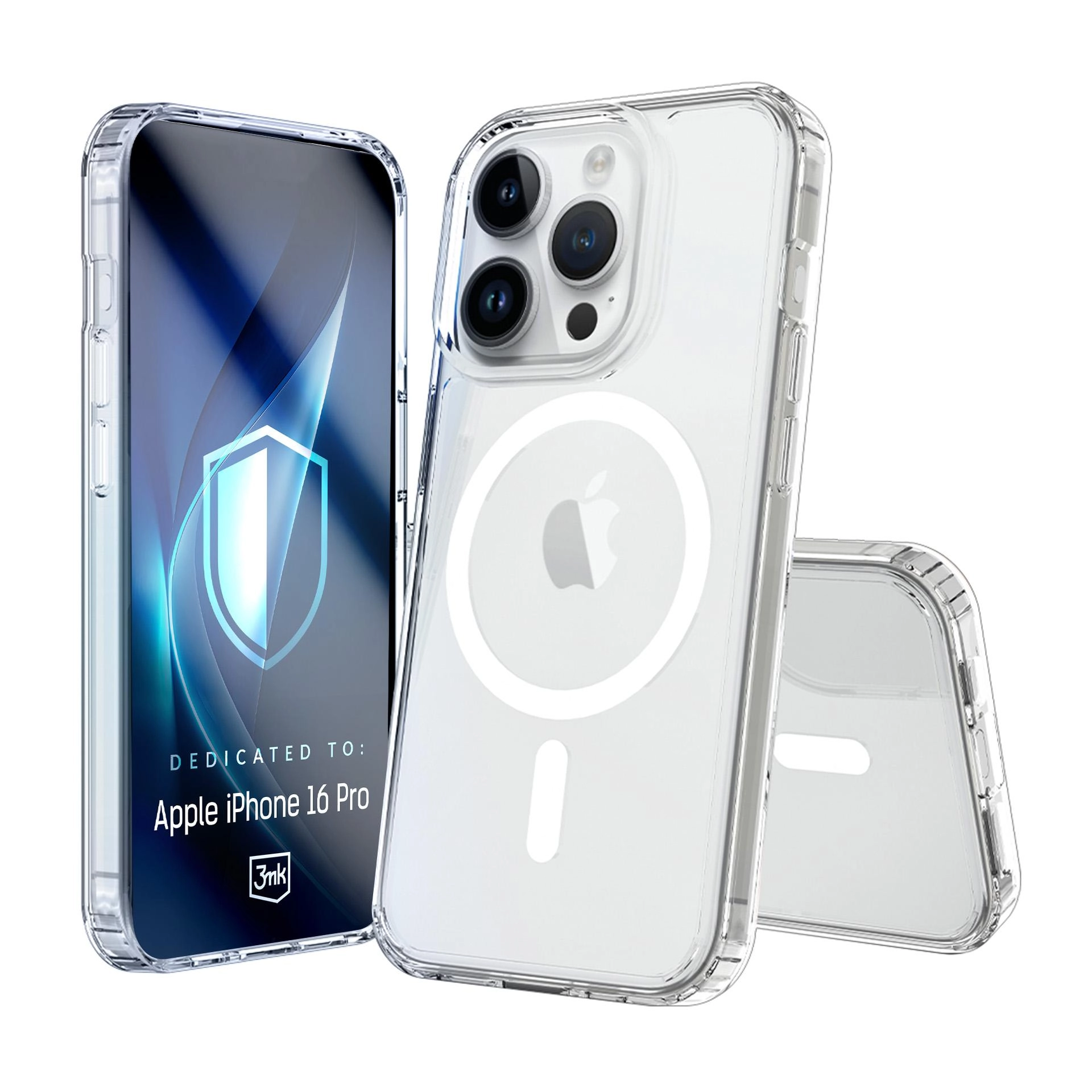 Etui 3mk Armor MagCase do iPhone 16 Pro Przezroczysty