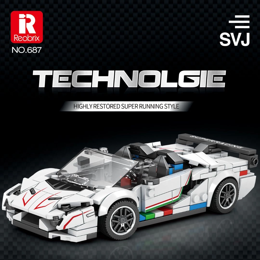 Reobrix Klocki plastikowe Technologie Supercar Lamborghini