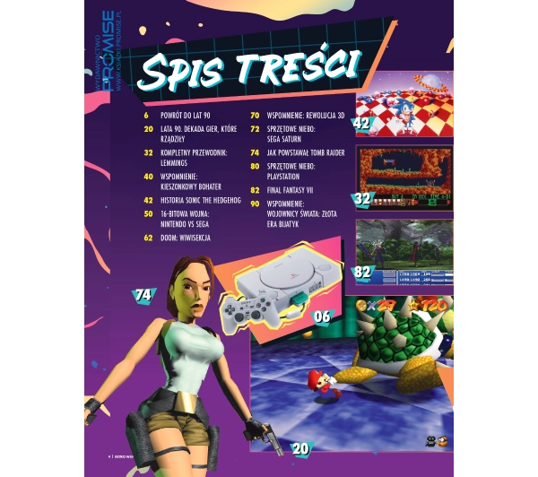 Promise Retro Wspomnienia lat 90. Cofnij się do najbardziej ekscytującej dekady w historii gier