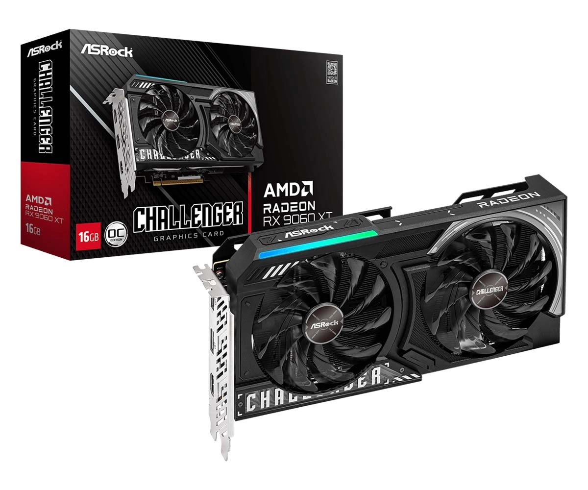 Karta graficzna ASrock Radeon RX 9060 XT Challenger OC 16GB GDDR6 128bit FSR