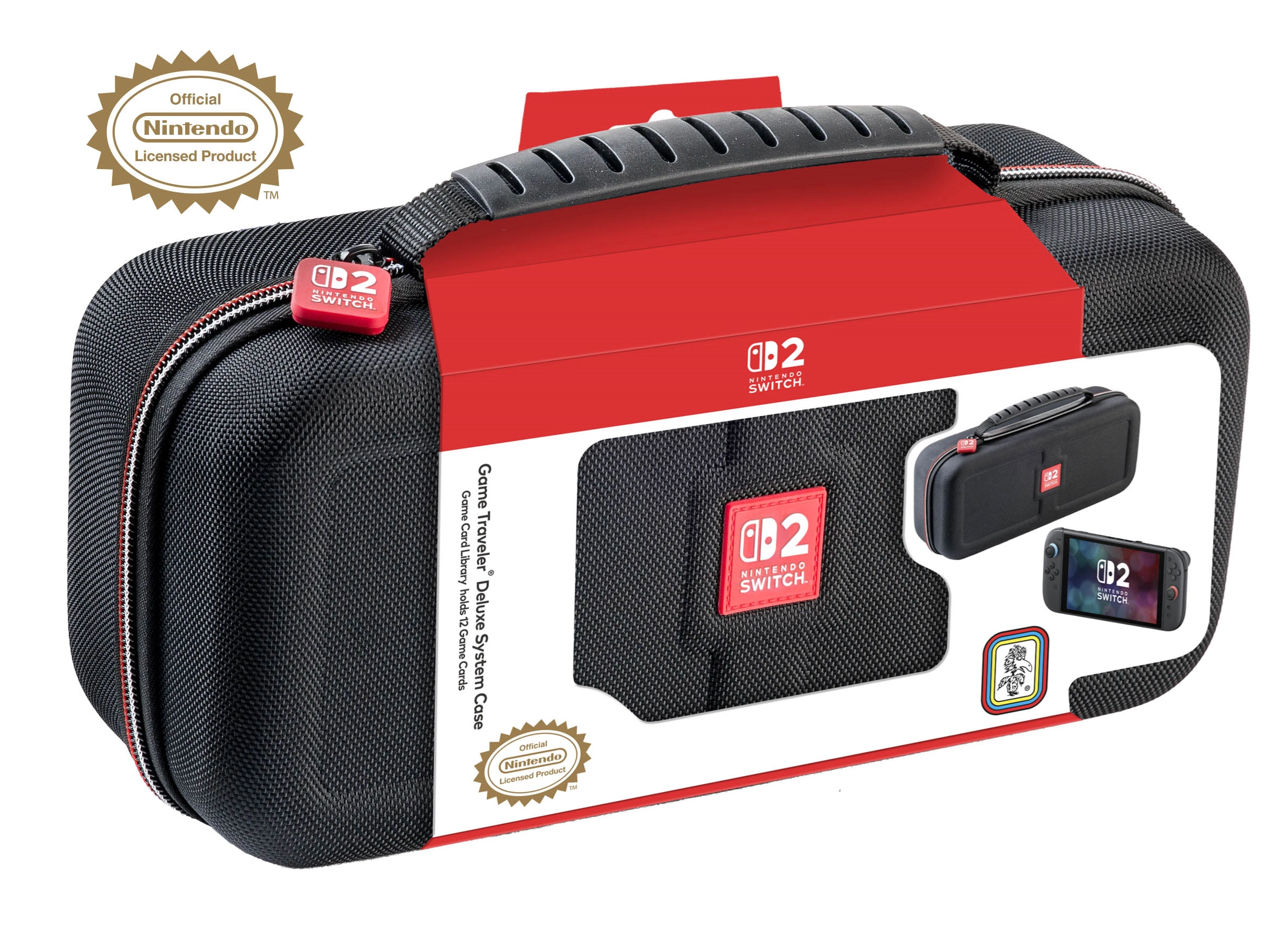 Etui Nacon NS230 Licencjonowane do Nintendo Switch 2 i akcesoriów Czarne