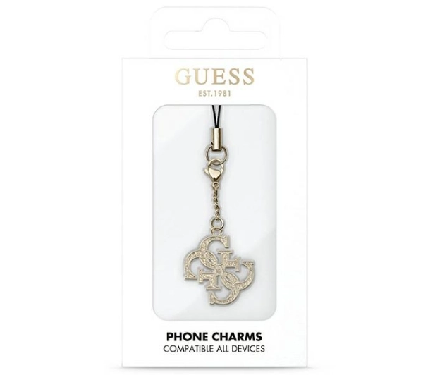 Guess Strap 4G Glitter Złoty
