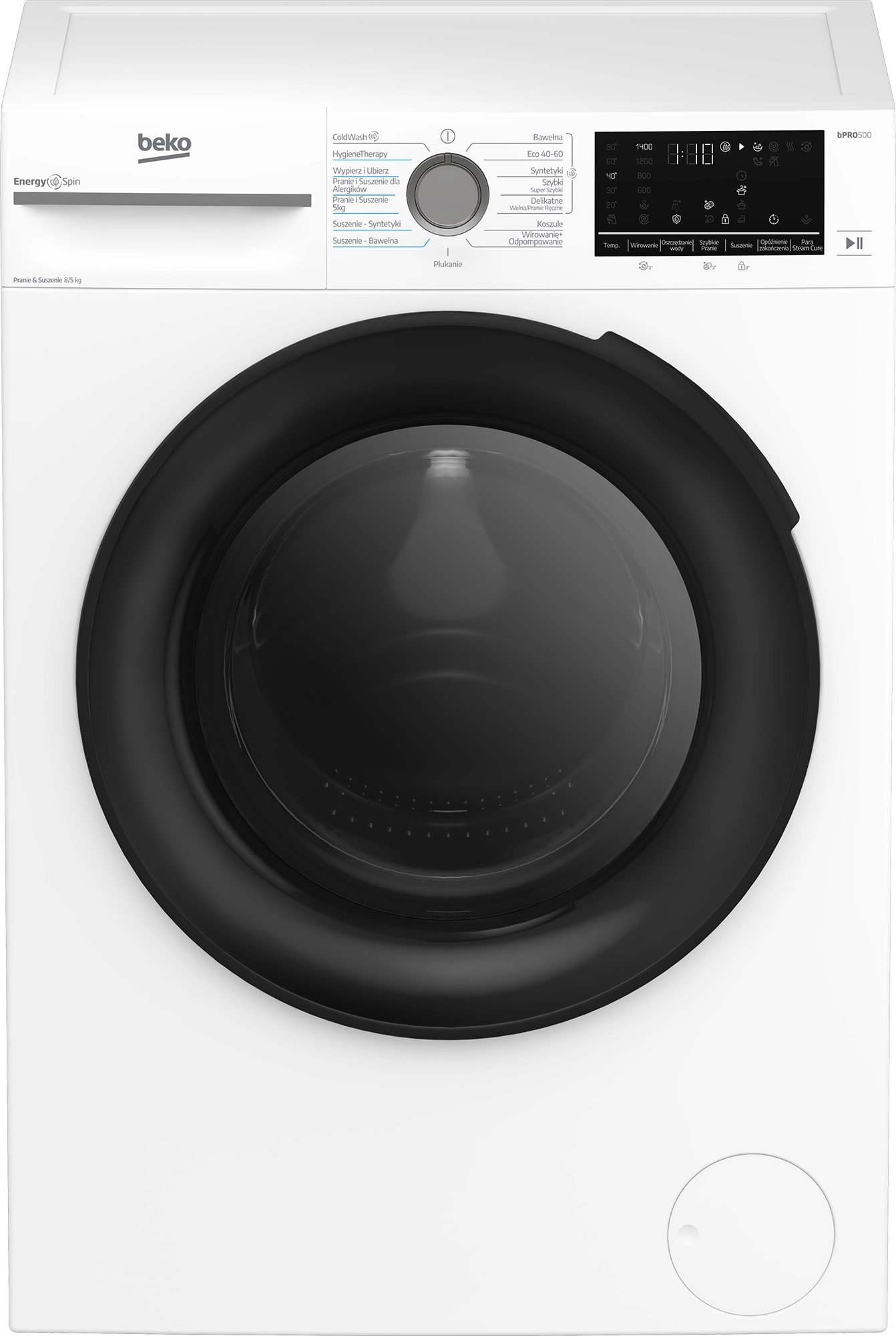 Pralko-suszarka Beko bPro500 BM5DFT6844WSDC EnergySpin 8kg/5kg