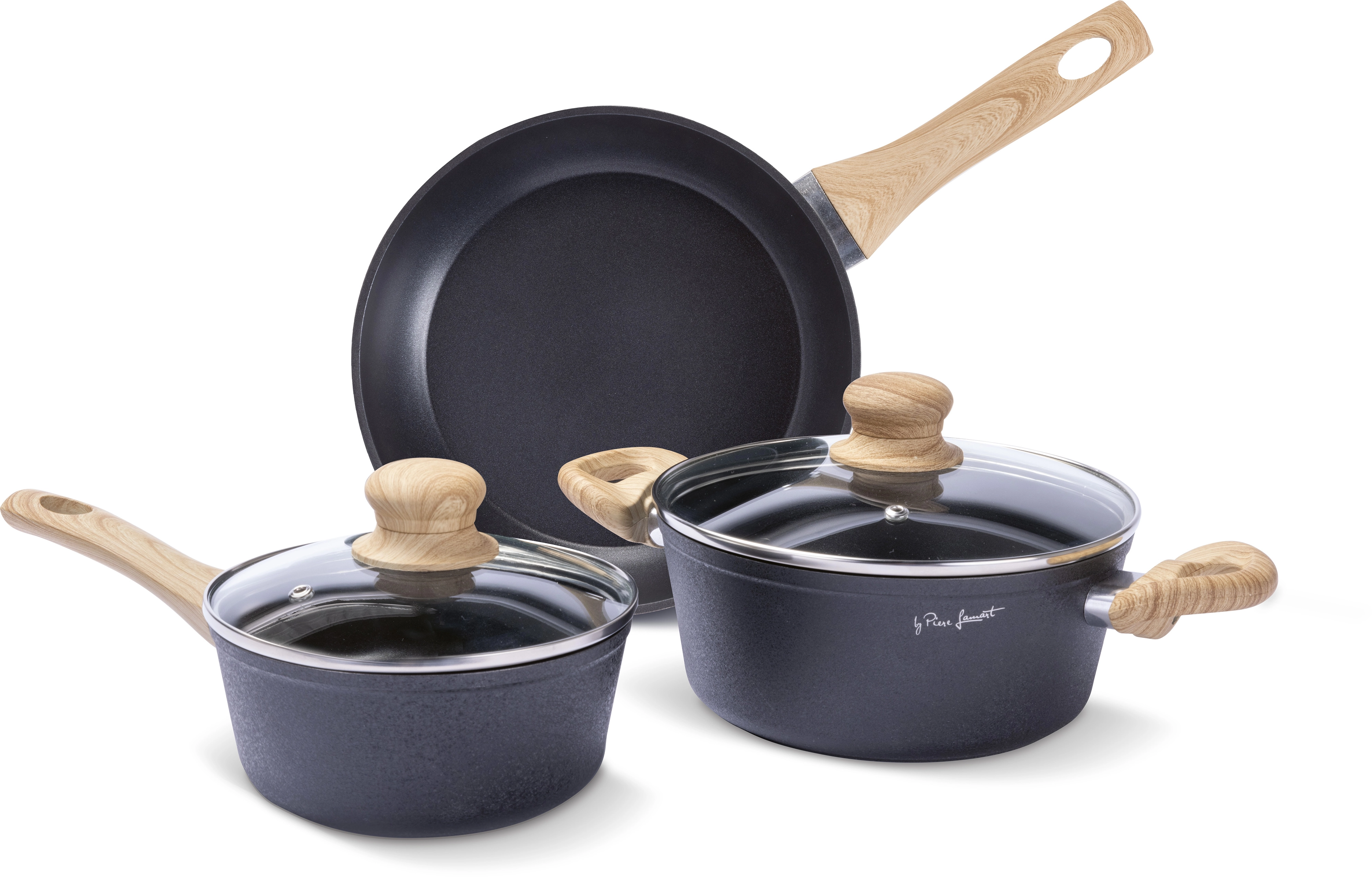 Zestaw garnków Lamart Natur LT1282 Indukcja Aluminium 5 elementów