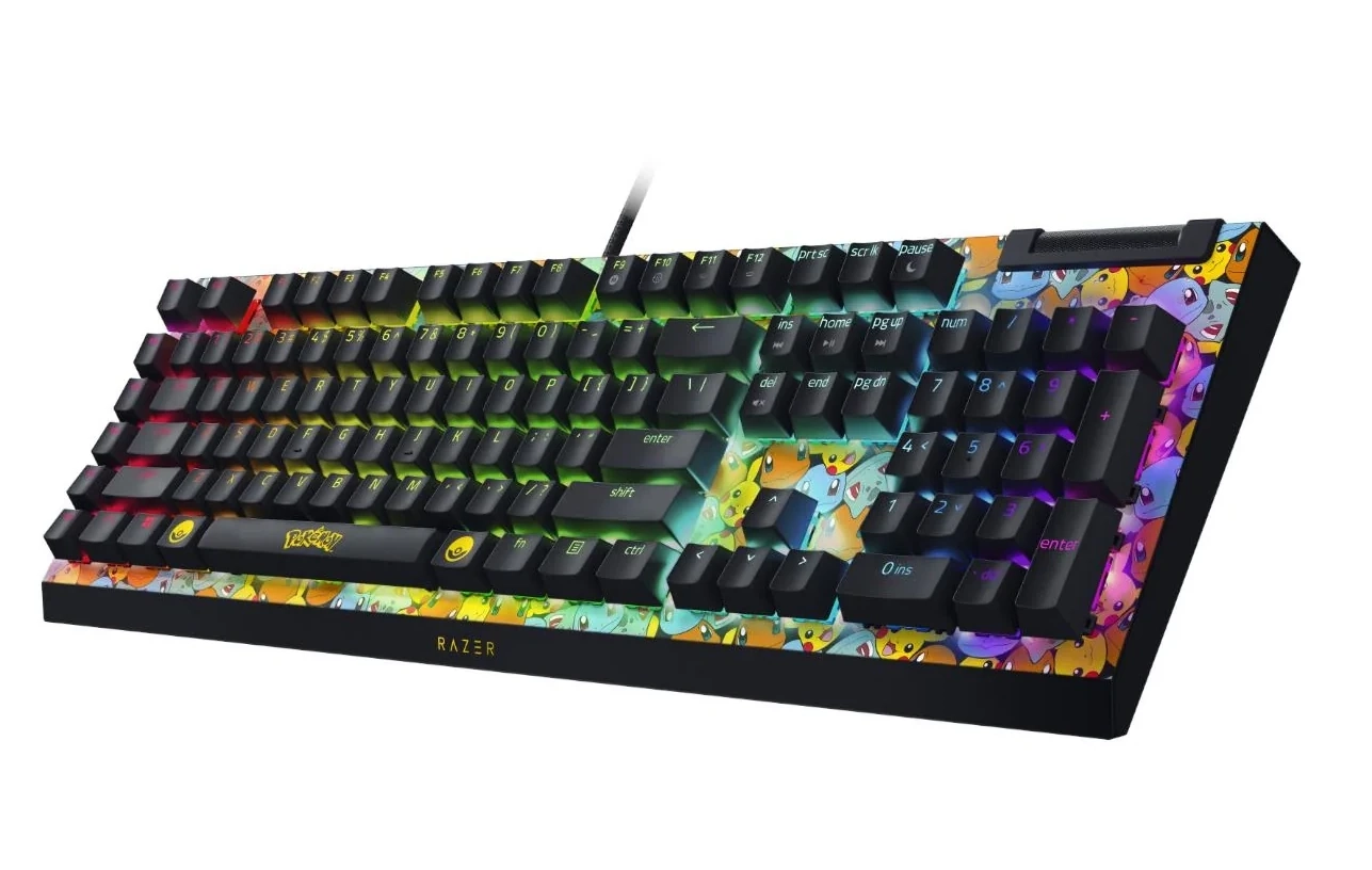 Klawiatura mechaniczna Razer BlackWidow V4 X Pokemon Kanto Edition
