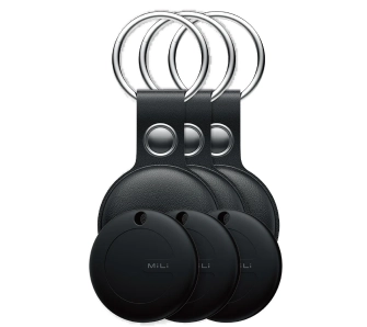 Lokalizator MiLi MiTag Duo Czarny + etui 3szt