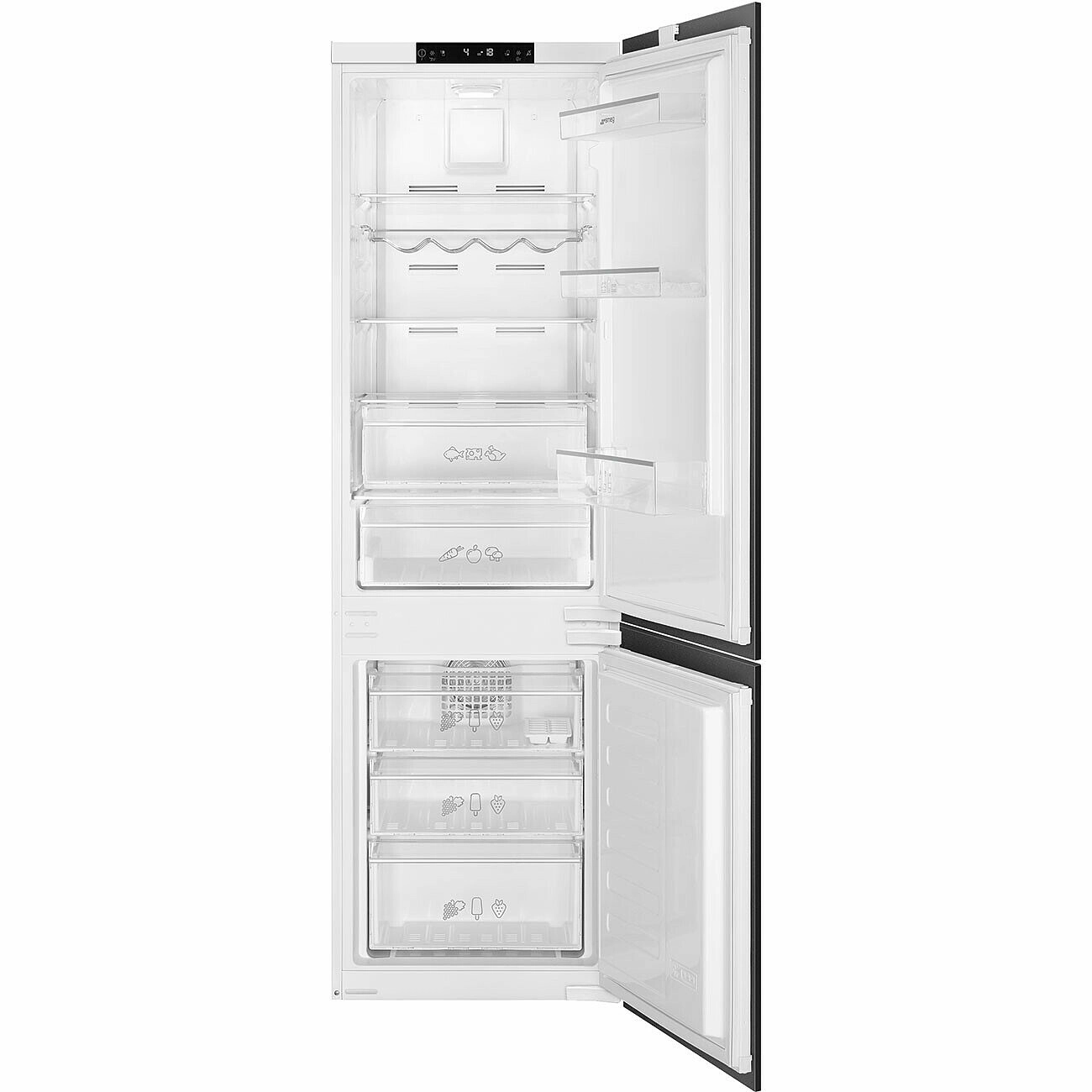 Lodówka Smeg C8174TNE Pełny No Frost 177,5cm