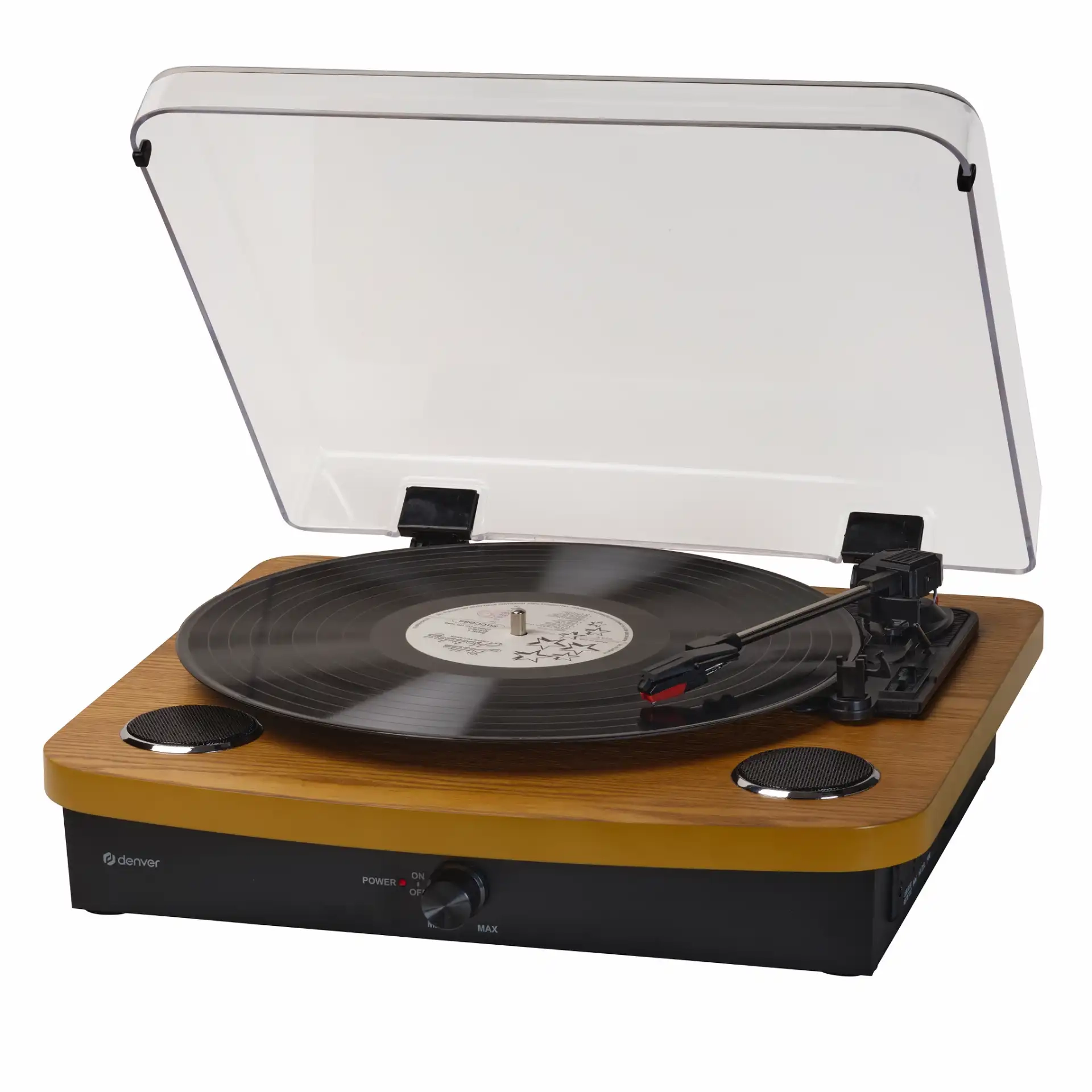 Gramofon Denver VPL-230LW Półautomatyczny Nepęd bezpośredni z USB i Bluetooth Jasny brąz