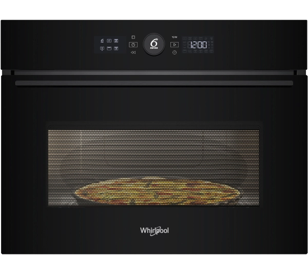 Kuchenki mikrofalowe do zabudowy - Whirlpool WMW54HMB 45cm Crisp Grill Czarny