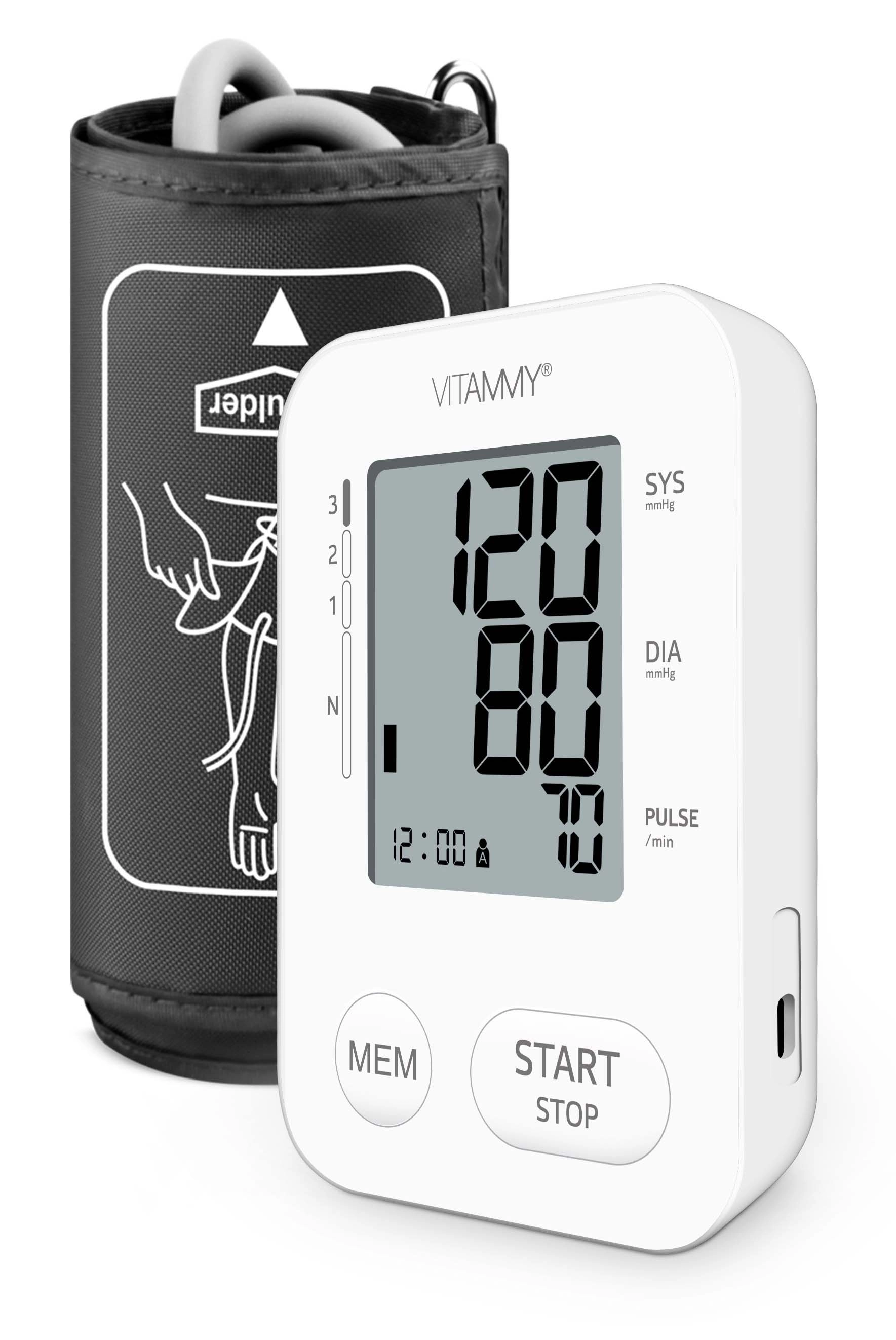 Ciśnieniomierz Vitammy Next 2 Wykrywanie arytmii