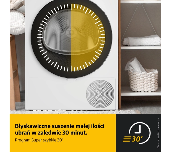 Whirlpool C WD 86M WBS PL Funkcje AI AdaptiveDry 58,6cm 8kg Zdalne sterowanie - TRZECI -55%, ALBO 5-TY ZA 1ZŁ - Kup na Raty - RRSO 0%