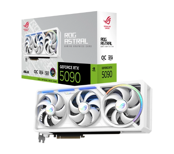 ASUS ROG Astral GeForce RTX 5090 White OC Edition 32GB GDDR7 512bit DLSS 4