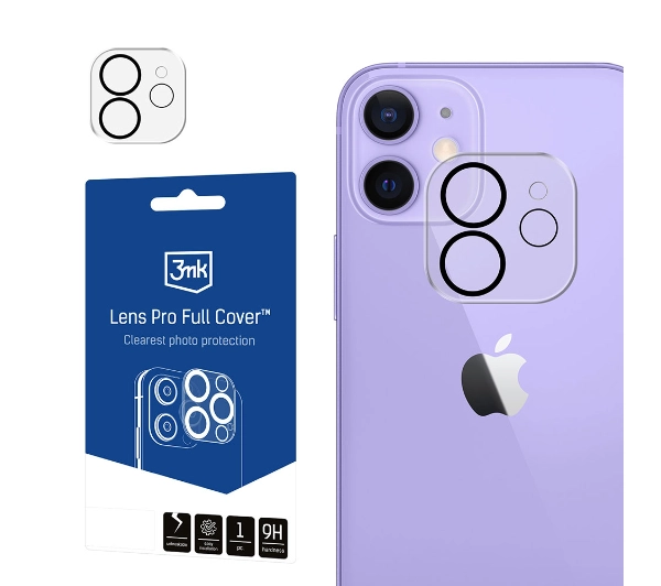 3mk Lens Pro Full Cover do iPhone 12