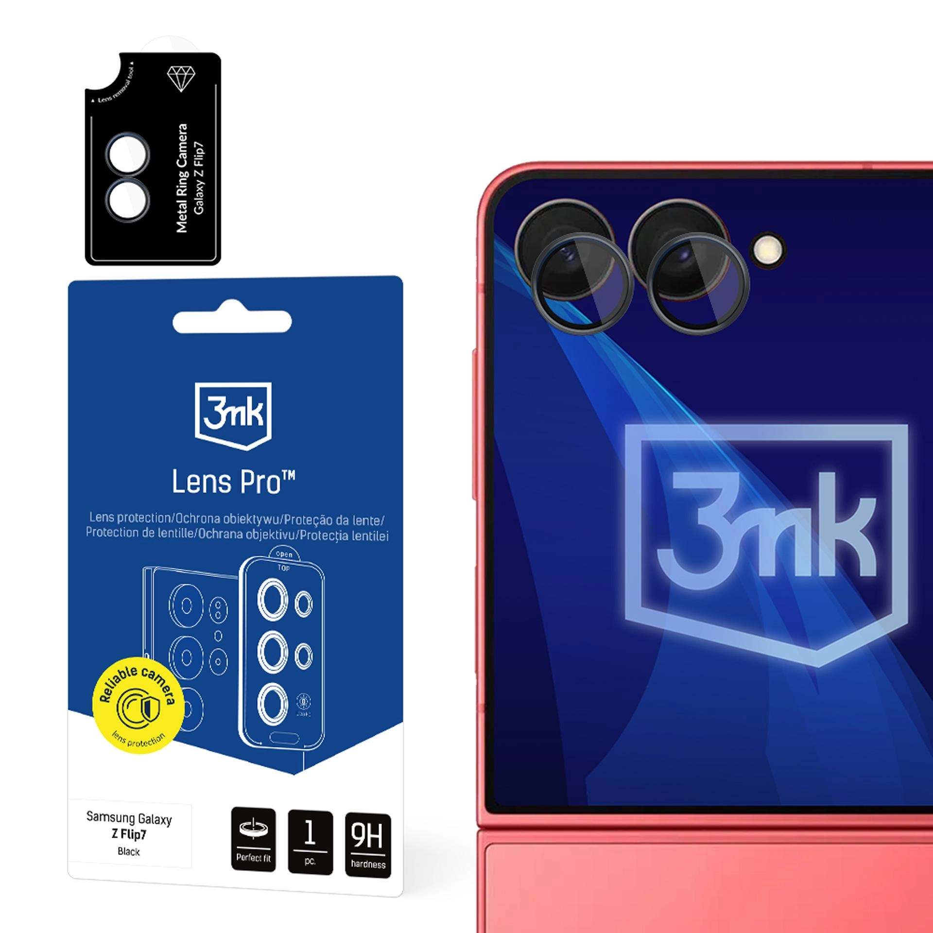 Szkło hartowane 3mk Lens Protection Pro do Samsung Galaxy Z Flip 7