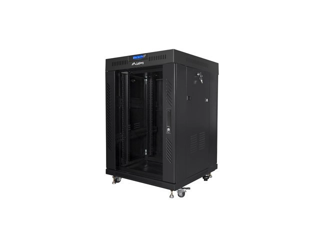 Szafa rack Lanberg FF01-6615-12BL 19" 15U 600X600