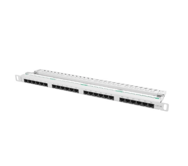 Lanberg PPU5-0024-S 24 PORT 0.5U 19" KAT.5E UTP Szary