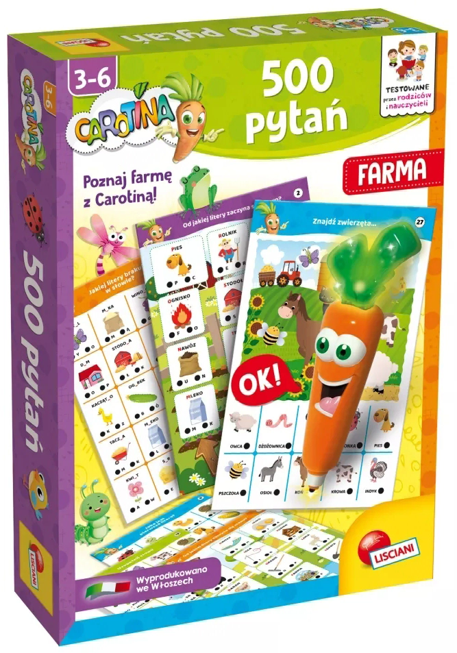 Gra planszowa Carotina 500 pytań - Farma