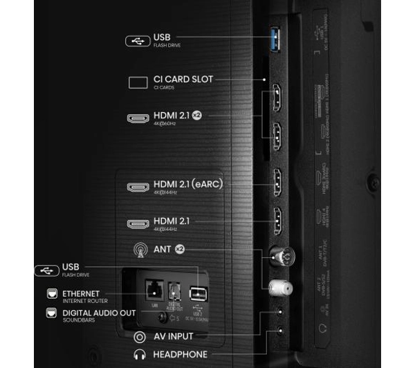Hisense 55E7Q PRO 55" QLED 4K 144Hz VRR VIDAA TV Dolby Vision Dolby Atmos HDMI 2.1 - Kup na Raty - RRSO 0%