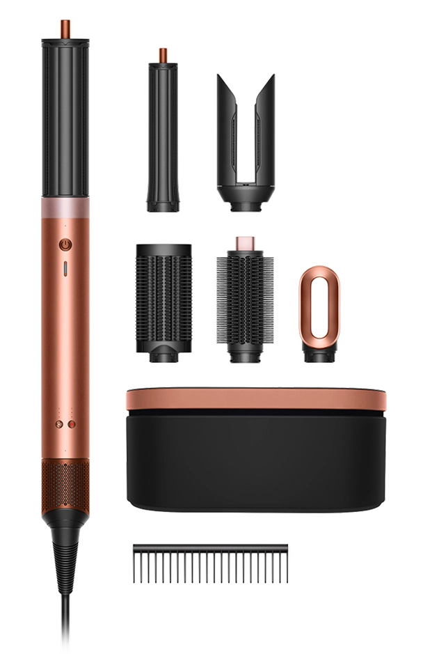 Suszarko-lokówka Dyson Airwrap Co‑anda2x Straight+Wavy 143034-01 1700W Jonizacja Zimny nawiew 4 poziomy temperatury