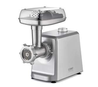 Maszynka do mięsa Caso Germany FW2500 2500W 3 sitka Nasadka do formowania ciastek Srebrny