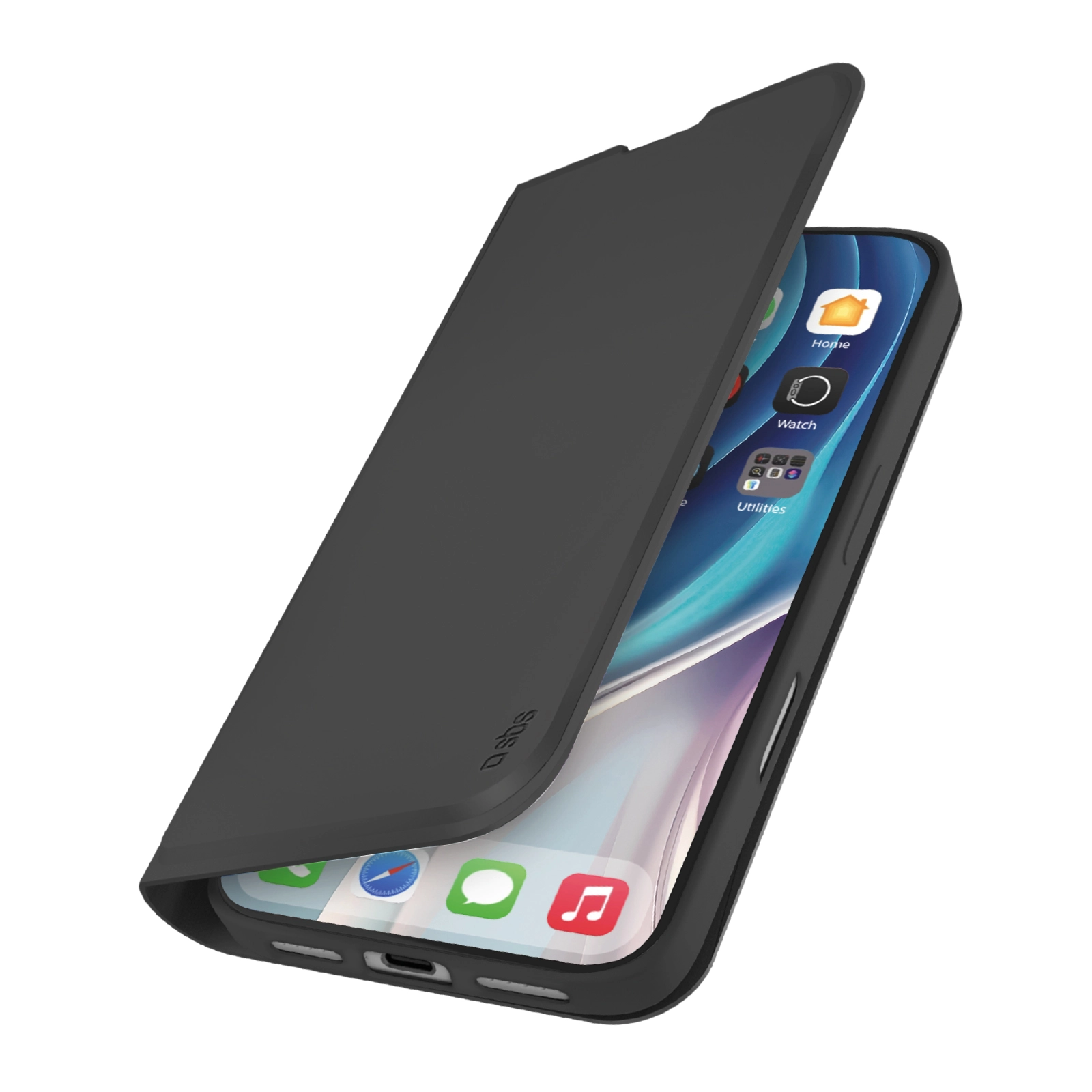 Etui SBS Wallet Smooth do iPhone 17 Pro Czarny