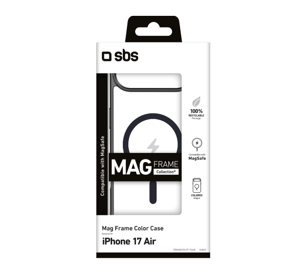 SBS Mag Frame do iPhone 17 Air Czarny