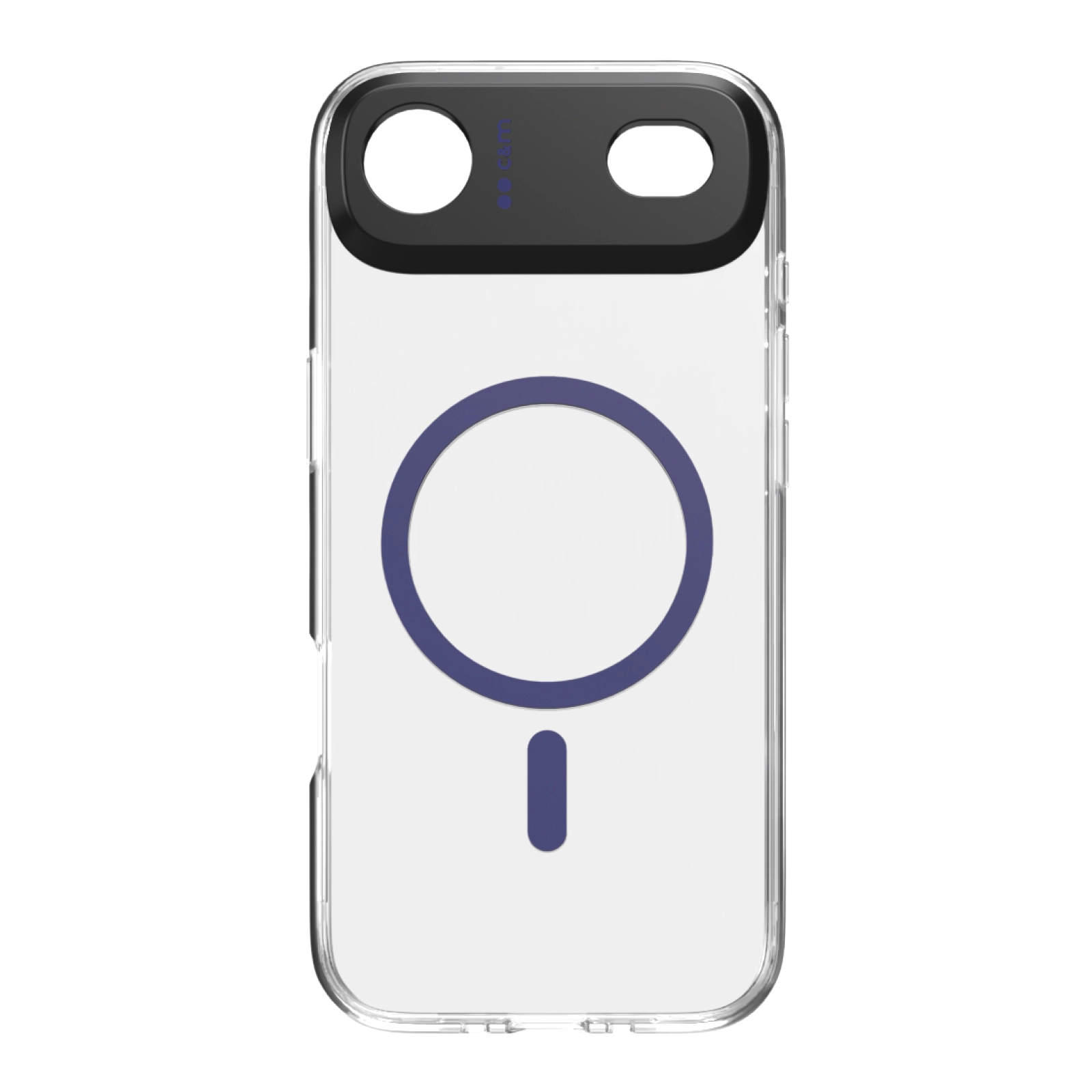 Etui case&me Magcolor do iPhone 17 Air Przeźroczysto-niebieski