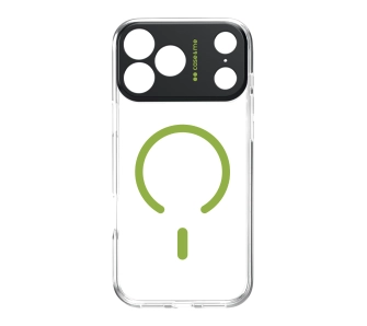 Etui case&me Magcolor do iPhone 17 Pro Max Przeźroczysto-zielony