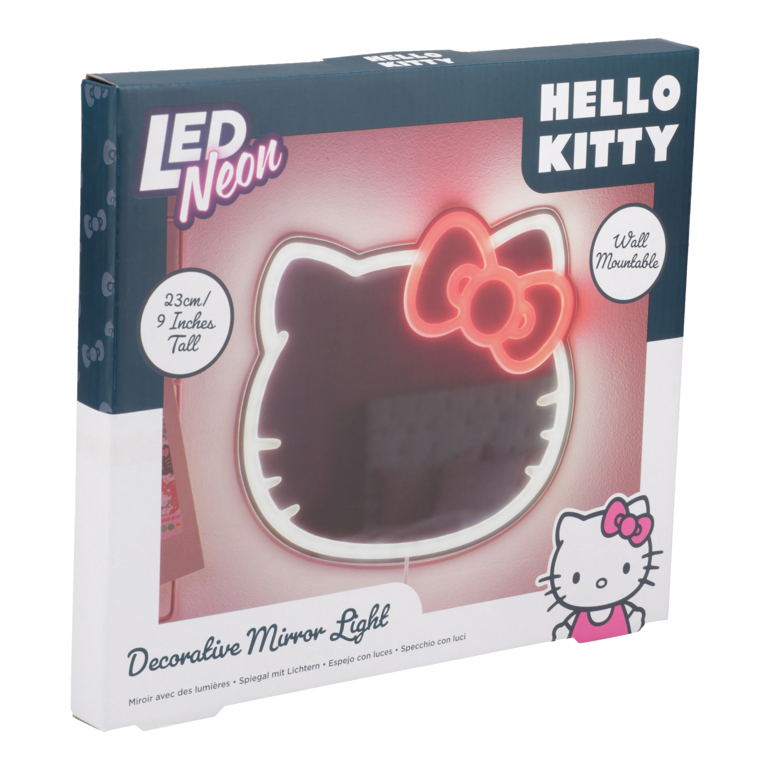 Lampka Paladone Hello Kitty LED Neon Light z Lusterkiem