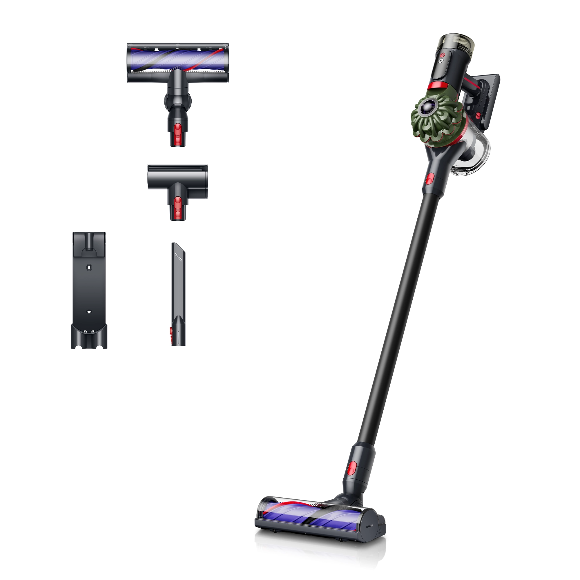 Odkurzacz Dyson V8 Cyclone 226587-01 60min Wymienny akumulator Mini elektroszczotka