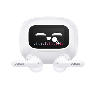 UGREEN EchoBuds HiTune T6 Magic Dokanałowe Bluetooth 5.4 Funkcje AI Biały