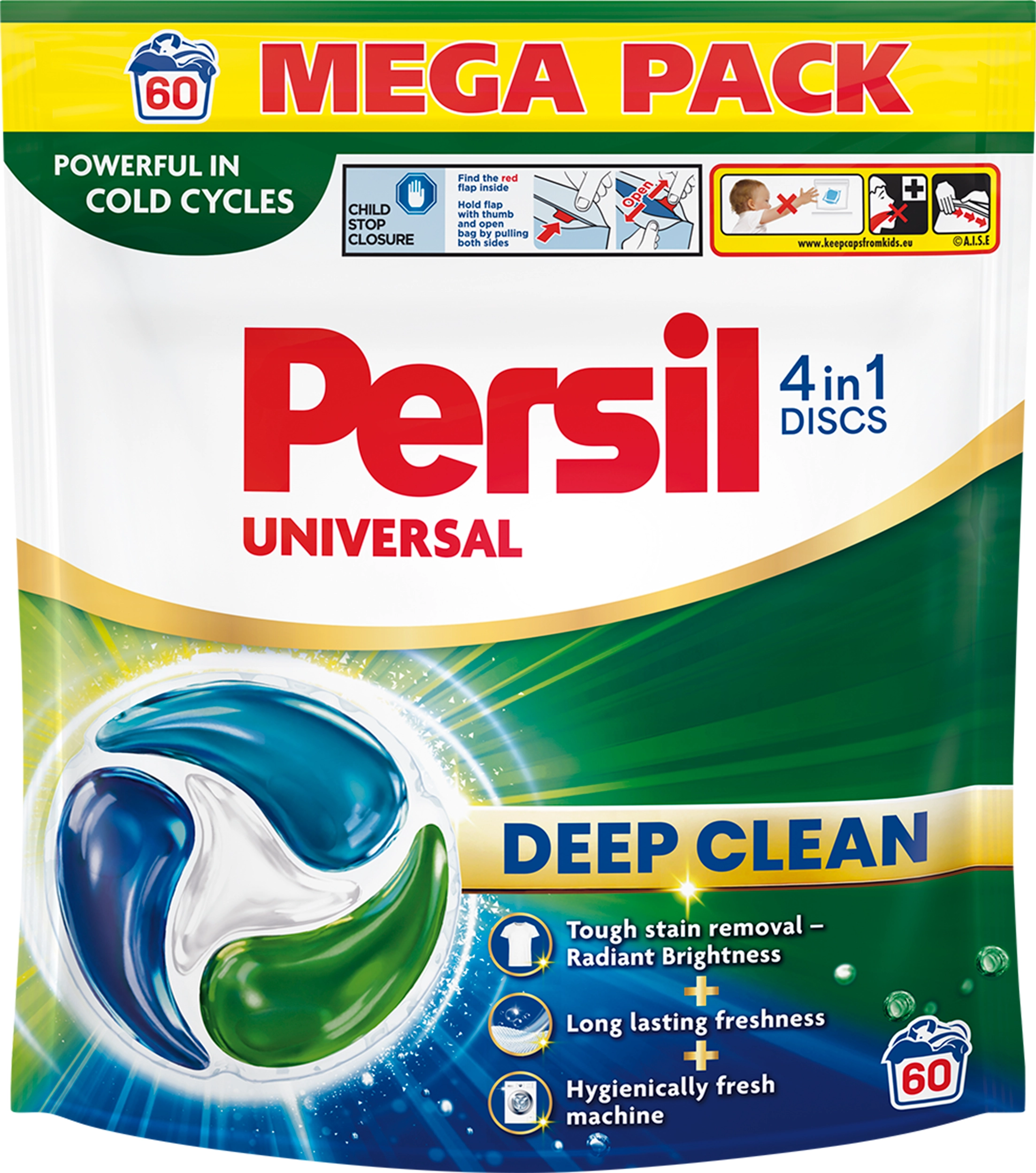 Kapsułki do prania Persil DISCS UNIVERSAL 60szt.