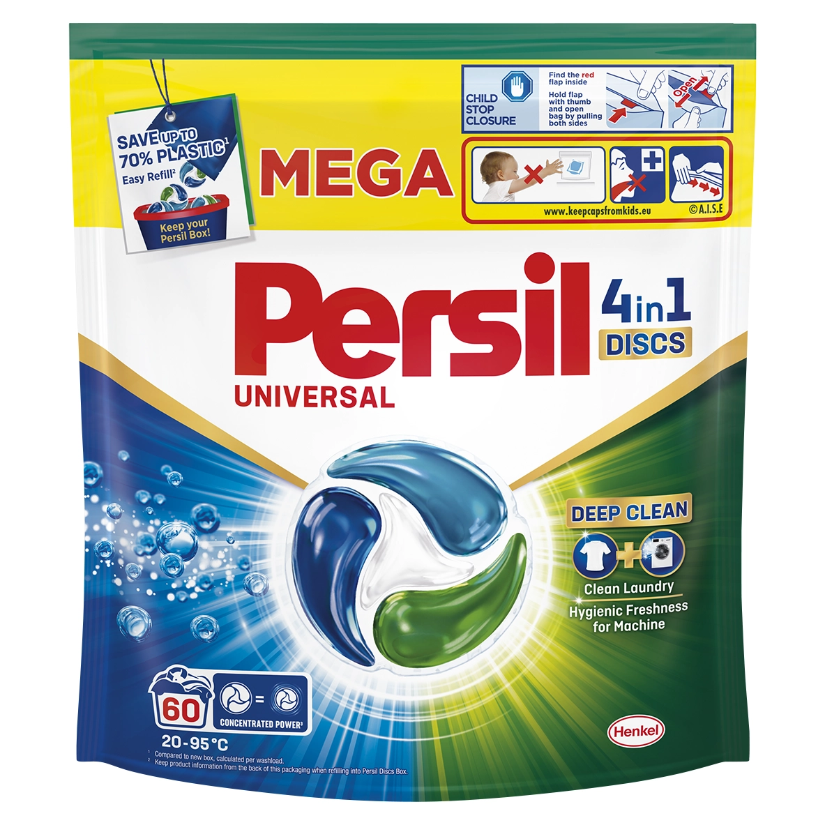 Kapsułki do prania Persil DISCS UNIVERSAL 60szt.