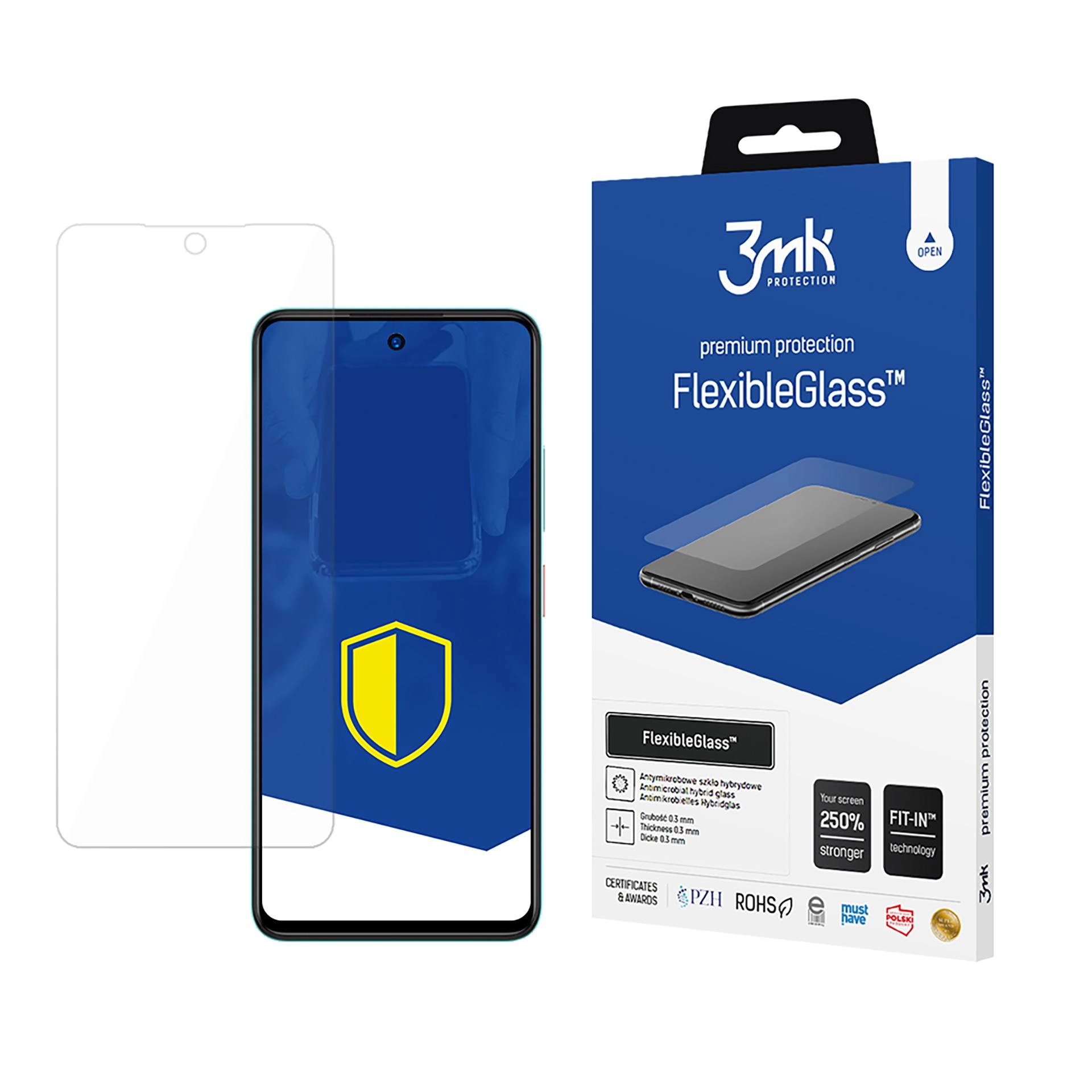 Szkło hybrydowe 3mk FlexibleGlass do ZTE Blade A75 5G/Voyage 61