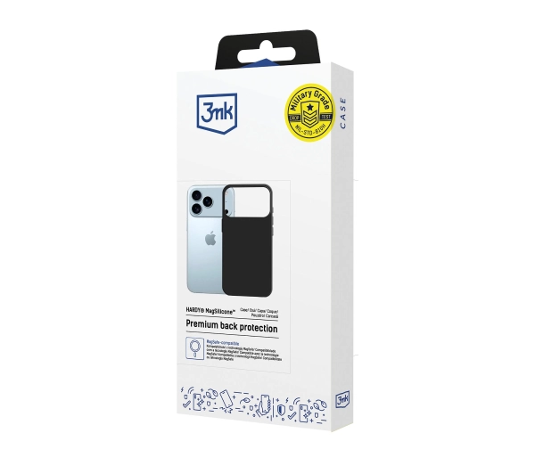 3mk Hardy MagSilicone Graphite do Apple iPhone 17 Pro