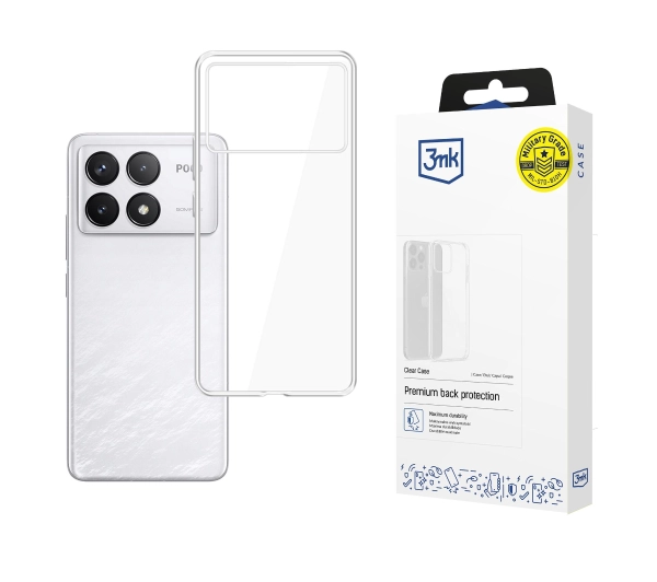 Etui 3MK Clear Case do Xiaomi Poco F6 Pro Przezroczysty