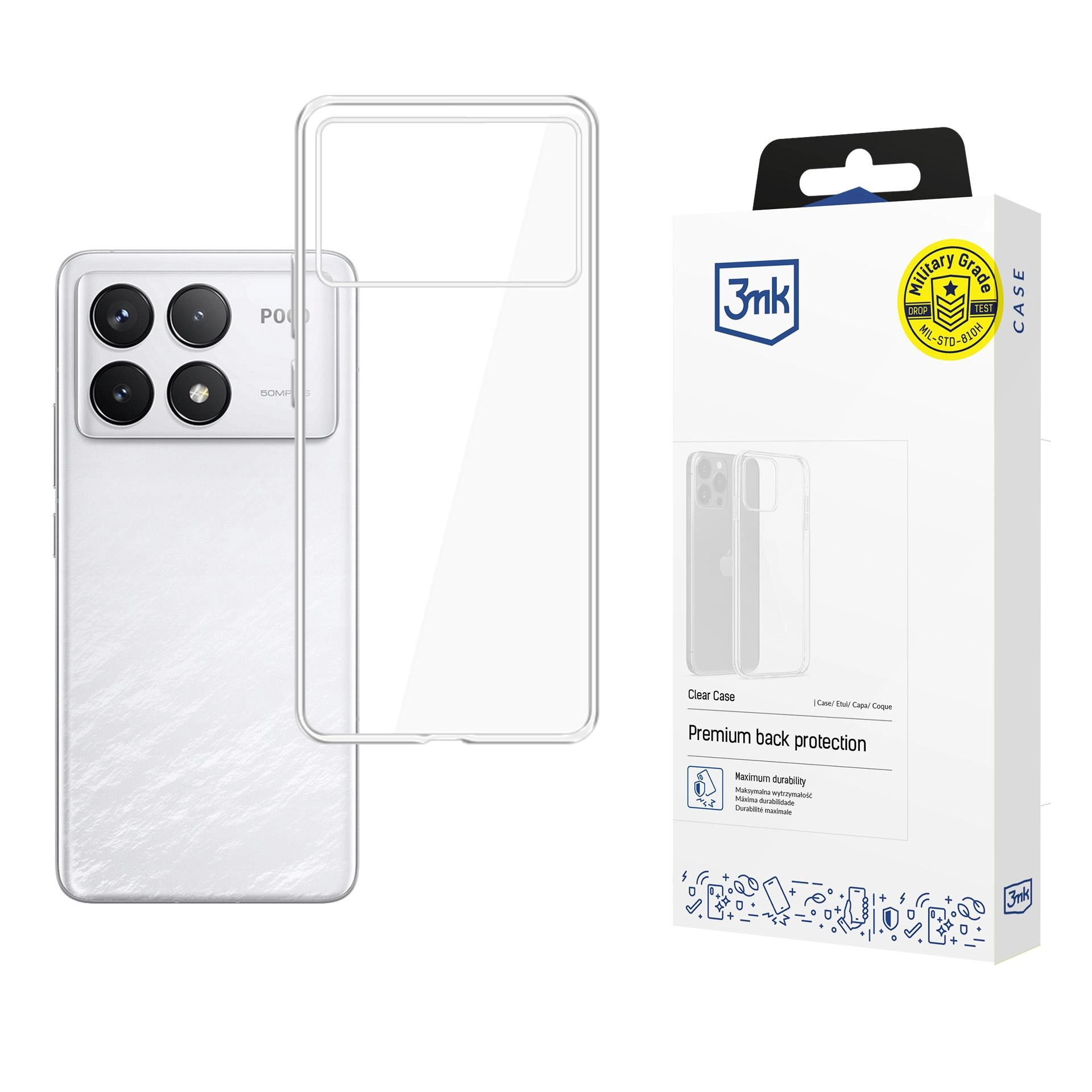 Etui 3mk Clear Case do POCO F6 Pro